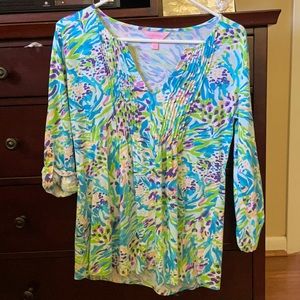 Lilly Pulitzer Shirt Pima Cotton XS